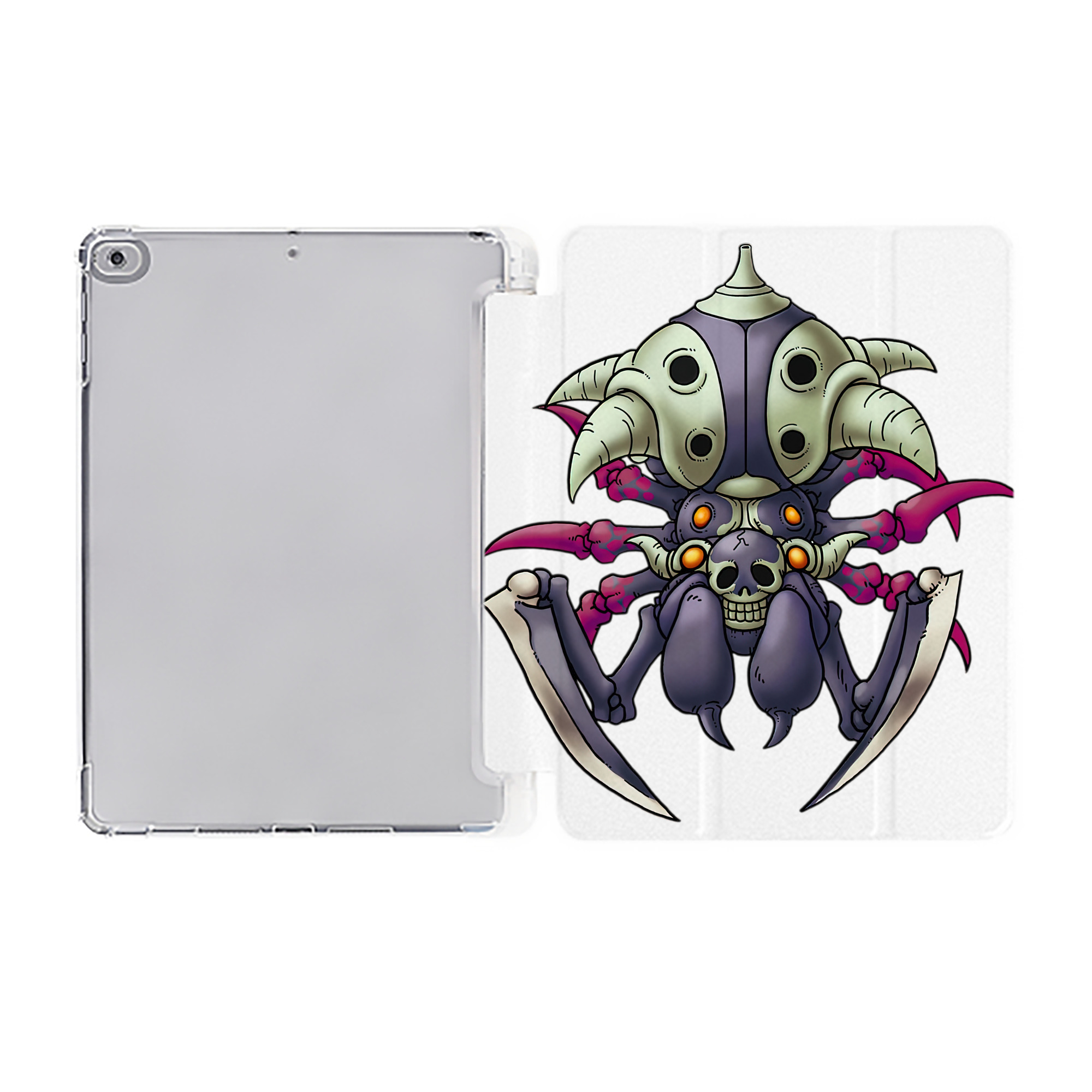 （画像用） ドラゴンクエスト Doragon Kuesuto Dragon Quest IPad ケース ペン収納付き 三つ折りスタンド PUレザー×シリコン 対応機種9.5/10.5/10.9インチ